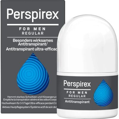 Perspirex for Men Regular Antiperspirant Roll-On 20ml Perspirex for Men Regular Antiperspirant Roll-On 20ml