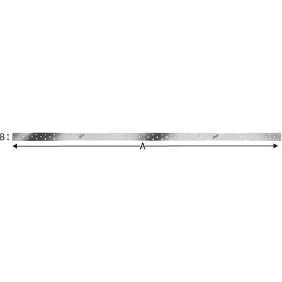Simpson Strong-Tie NP20 - Lámina perforada - 60x1200x2mm Simpson Strong-Tie NP20 - Lámina perforada - 60x1200x2mm