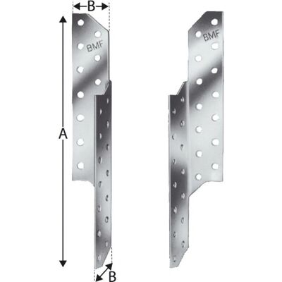 Simpson Strong-Tie - SPF210LR - Conector de Madera para Techo - Zincado Simpson Strong-Tie - SPF210LR - Conector de Madera para Techo - Zincado