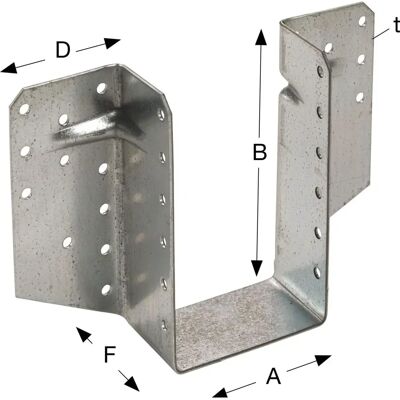 Simpson - BSS 160x190 - 160x190 - verzinkt - Joist hanger Simpson - BSS 160x190 - 160x190 - verzinkt - Joist hanger