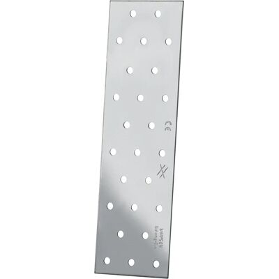 Piastra in Acciaio Zincato Simpson - 60x200x2mm - Connessione Posto Piastra in Acciaio Zincato Simpson - 60x200x2mm - Connessione Posto