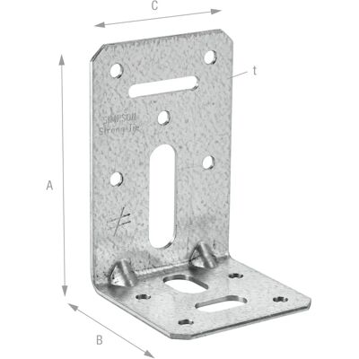 Simpson Strong-Tie ADR6090L Winkelverbinder - 90mm x 60mm - Winkelverbinder Simpson Strong-Tie ADR6090L Winkelverbinder - 90mm x 60mm - Winkelverbinder