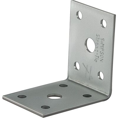 SIMPSON AC35350 - Piastra connettore angolare in metallo - 50x50x35mm SIMPSON AC35350 - Piastra connettore angolare in metallo - 50x50x35mm