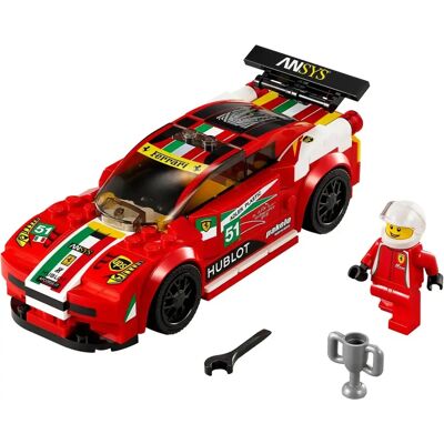 LEGO Ferrari 458 Italia GT2 - Samochód wyścigowy - LEGO Speed Champions LEGO Ferrari 458 Italia GT2 - Samochód wyścigowy - LEGO Speed Champions