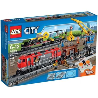 Lego City 60098 Ciężki Pociąg Towarowy - Zestaw do Budowy Lego City 60098 Ciężki Pociąg Towarowy - Zestaw do Budowy