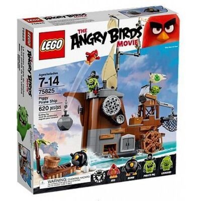 LEGO Angry Birds Navire Pirate - Navire de Jouet - Publicité LEGO Angry Birds Navire Pirate - Navire de Jouet - Publicité