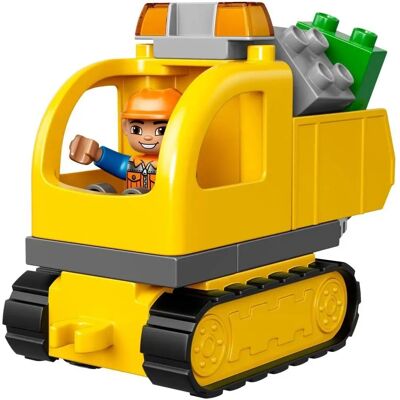 Ensemble de construction LEGO DUPLO - Camion et excavatrice pour 2-5 ans - Publicité Ensemble de construction LEGO DUPLO - Camion et excavatrice pour 2-5 ans - Publicité