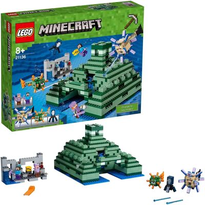 LEGO Minecraft : Monument de l'Océan - 21136 - Ensemble de blocs de construction - Publicité LEGO Minecraft : Monument de l'Océan - 21136 - Ensemble de blocs de construction - Publicité