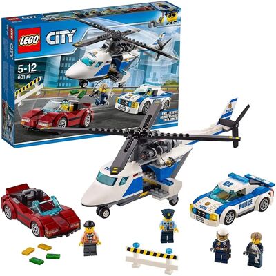 LEGO City Course-poursuite à Grande Vitesse - Jouet de Construction - Publicité LEGO City Course-poursuite à Grande Vitesse - Jouet de Construction - Publicité