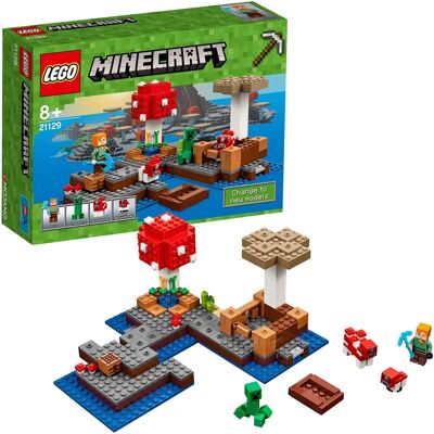 LEGO Minecraft Île aux Champignons - Blocs de Construction - Publicité LEGO Minecraft Île aux Champignons - Blocs de Construction - Publicité