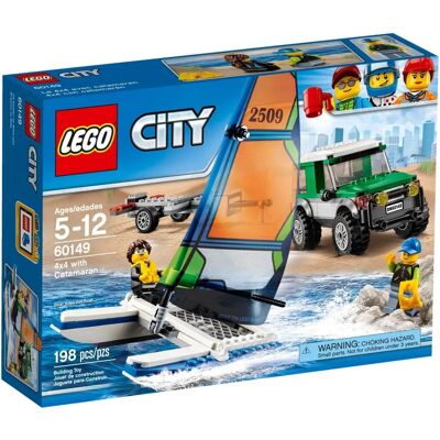 LEGO City 60149 4x4 z katamaranem - Zestaw konstrukcyjny LEGO City 60149 4x4 z katamaranem - Zestaw konstrukcyjny