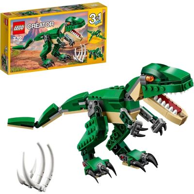 Lego Creator Mäktiga Dinosaurier 3-i-1 Set - Blå Grön Multicolor Lego Creator Mäktiga Dinosaurier 3-i-1 Set - Blå Grön Multicolor