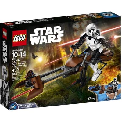 Lego Scout Trooper i Speeder Bike Zestaw Konstrukcyjny - Star Wars 75532 Lego Scout Trooper i Speeder Bike Zestaw Konstrukcyjny - Star Wars 75532
