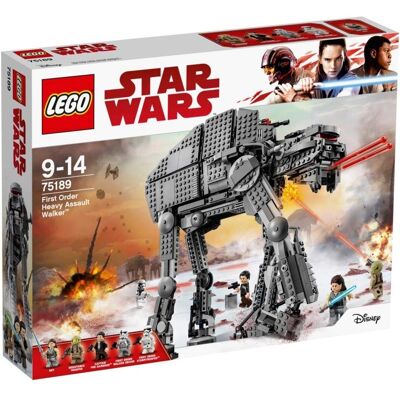 LEGO Star Wars - First Order Heavy Assault Walker - Detaljeret model med 5 minifigurer LEGO Star Wars - First Order Heavy Assault Walker - Detaljeret model med 5 minifigurer