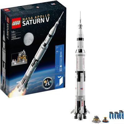 LEGO NASA Apollo Saturn V - 21309 - Replica Dettagliata con Fasi di Razzo LEGO NASA Apollo Saturn V - 21309 - Replica Dettagliata con Fasi di Razzo