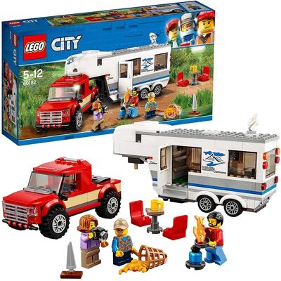 LEGO City Pickup & Caravan - Ensemble de construction - Publicité LEGO City Pickup & Caravan - Ensemble de construction - Publicité
