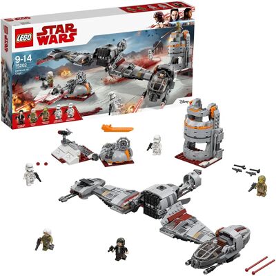 Zestaw LEGO Star Wars 75202 Obrona Crait z nartami oporu Zestaw LEGO Star Wars 75202 Obrona Crait z nartami oporu