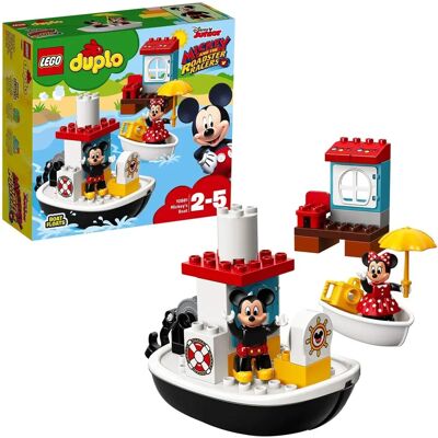 LEGO Duplo Mickey Statek - 10881 dla dzieci 2+ - Zestaw klocków LEGO Duplo Mickey Statek - 10881 dla dzieci 2+ - Zestaw klocków