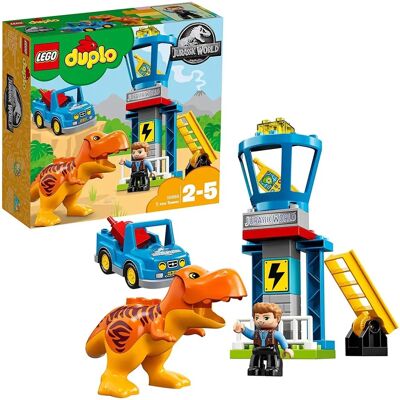 LEGO Duplo : Tour T-Rex - 10880 - Jurassic World - Ensemble de Jeu Préhistorique - Publicité LEGO Duplo : Tour T-Rex - 10880 - Jurassic World - Ensemble de Jeu Préhistorique - Publicité