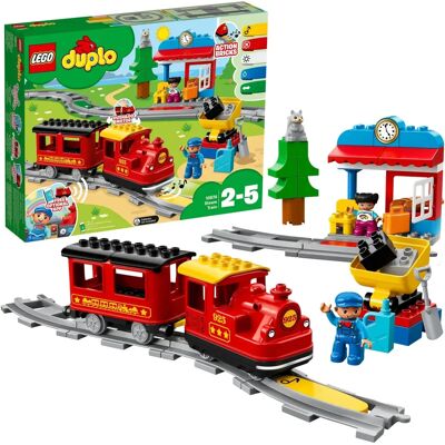 Zestaw Pociąg Parowy LEGO DUPLO z Klockami Akcji - Typ Pociągu Zestaw Pociąg Parowy LEGO DUPLO z Klockami Akcji - Typ Pociągu
