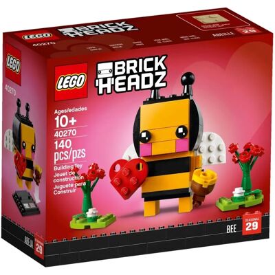 LEGO Walentynkowa pszczoła - Różowa, Żółta - Zabawka konstrukcyjna LEGO Walentynkowa pszczoła - Różowa, Żółta - Zabawka konstrukcyjna