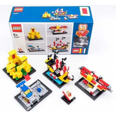 LEGO 60-års Jubilæums Sæt - Mikro Modeller af Ikoniske Bygninger - 40290 LEGO 60-års Jubilæums Sæt - Mikro Modeller af Ikoniske Bygninger - 40290