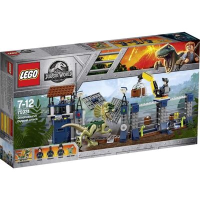 Lego Jurassic World Atak na Posterunek Dilophosaurus - Zabawka do budowania Lego Jurassic World Atak na Posterunek Dilophosaurus - Zabawka do budowania