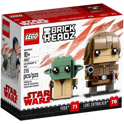 NIPPON LEGO Luke Skywalker Yoda Brickheads - Klocki NIPPON LEGO Luke Skywalker Yoda Brickheads - Klocki