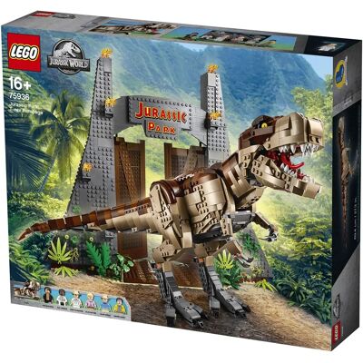 LEGO Jurassic World Zniszczenie T. Rexa - Zestaw do Budowania LEGO Jurassic World Zniszczenie T. Rexa - Zestaw do Budowania