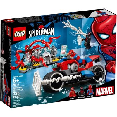 LEGO Ratunek na rowerze Spider-Man - Zestaw klocków - 76113 LEGO Ratunek na rowerze Spider-Man - Zestaw klocków - 76113