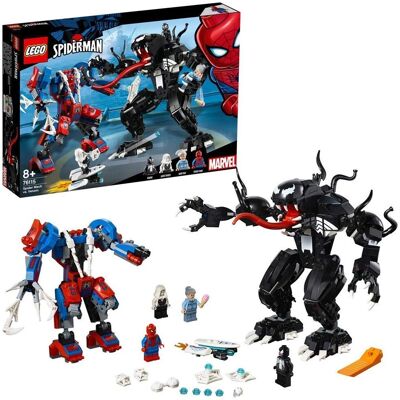 LEGO Marvel: Walka Robota Pająka z Venom - 604 elementy LEGO Marvel: Walka Robota Pająka z Venom - 604 elementy