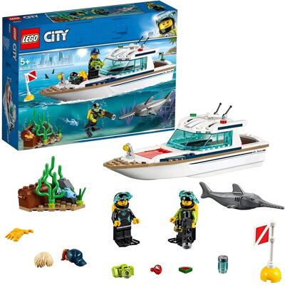 Żaglówka Nurkowa LEGO City - Podwodne Badania i Zabawki Żaglówka Nurkowa LEGO City - Podwodne Badania i Zabawki