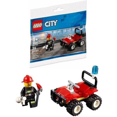 LEGO City Caserne de Pompiers Buggy Polybag 30361 - Publicité LEGO City Caserne de Pompiers Buggy Polybag 30361 - Publicité