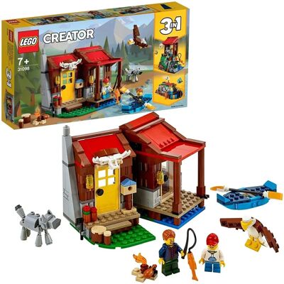 LEGO Creator 31098 Outback Chata, Wieża ornitologiczna & Statek kanałowy LEGO Creator 31098 Outback Chata, Wieża ornitologiczna & Statek kanałowy