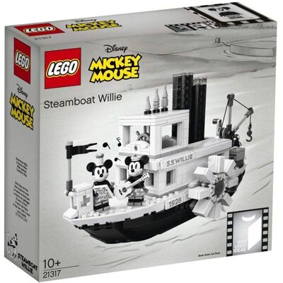 LEGO 21317 Steamboat Willie - 751 elementów - Zestaw do budowania LEGO 21317 Steamboat Willie - 751 elementów - Zestaw do budowania