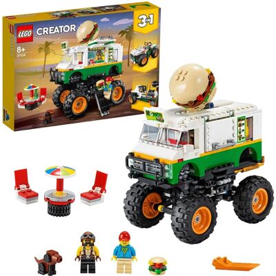 LEGO Creator 3-en-1 : Camion de Hamburgueses Géant - 31104 - Publicité LEGO Creator 3-en-1 : Camion de Hamburgueses Géant - 31104 - Publicité