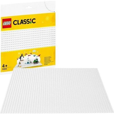 LEGO 11010 Biała płyta podstawowa - Płyta do budowy LEGO 11010 Biała płyta podstawowa - Płyta do budowy