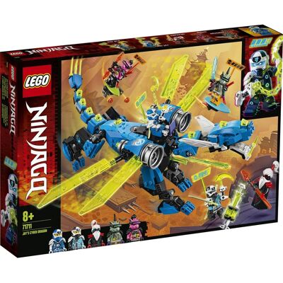 LEGO Ninjago: Cyber Smok Jay - 71711 - Zestaw do budowania LEGO Ninjago: Cyber Smok Jay - 71711 - Zestaw do budowania