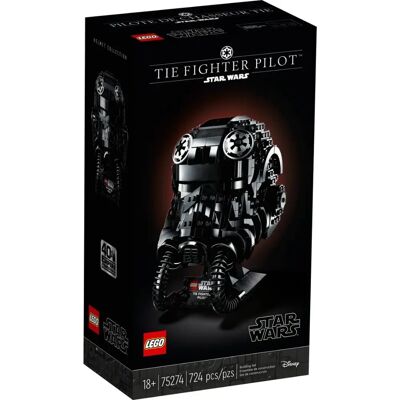 LEGO Star Wars TIE Fighter Pilot Hjelm - Hjelm LEGO Star Wars TIE Fighter Pilot Hjelm - Hjelm