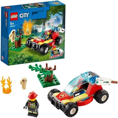 Set di Costruzioni Incendio Forestale LEGO City - Camion dei pompieri, albero, civetta Set di Costruzioni Incendio Forestale LEGO City - Camion dei pompieri, albero, civetta