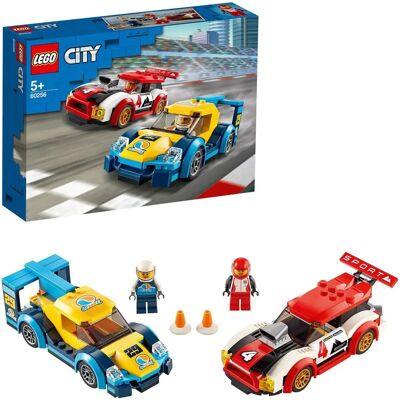 LEGO City Dwa Wyścigowe Samochody 60256 - Zestaw Wyścigowych Samochodów LEGO City Dwa Wyścigowe Samochody 60256 - Zestaw Wyścigowych Samochodów