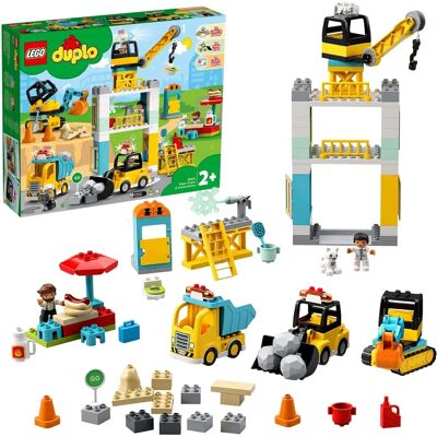 LEGO DUPLO Turmkran & Baustelle - Konstruktionsset LEGO DUPLO Turmkran & Baustelle - Konstruktionsset