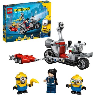LEGO Minions Niepowstrzymany Pościg Motocyklowy - Zabawka Konstrukcyjna LEGO Minions Niepowstrzymany Pościg Motocyklowy - Zabawka Konstrukcyjna