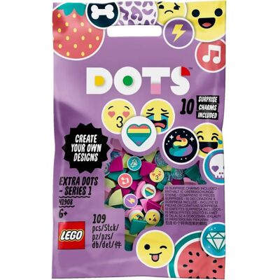 LEGO LEGO DOTS Set di Supplemento per Braccialetti Smiley - Serie 1 LEGO LEGO DOTS Set di Supplemento per Braccialetti Smiley - Serie 1