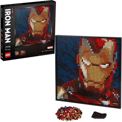 LEGO Marvel Iron Man Art 31199 - Dekoracja na Ścianę LEGO Marvel Iron Man Art 31199 - Dekoracja na Ścianę
