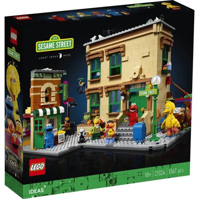 LEGO 21324 Sesame Street Schwarz - Bauset - 1367 Stücke LEGO 21324 Sesame Street Schwarz - Bauset - 1367 Stücke