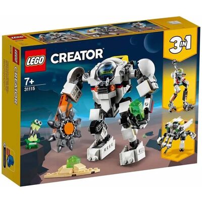 LEGO Creator 31115 Mecânico Espacial 3-em-1 - Conjunto de Construção LEGO Creator 31115 Mecânico Espacial 3-em-1 - Conjunto de Construção
