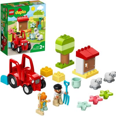 LEGO DUPLO Farma Traktor i Opieka nad Zwierzętami - Dla Dzieci 2+ LEGO DUPLO Farma Traktor i Opieka nad Zwierzętami - Dla Dzieci 2+