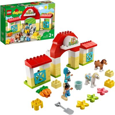 LEGO DUPLO Stajnia dla Koni i Opieka nad Poni 10951 - Zestaw do Zabawy LEGO DUPLO Stajnia dla Koni i Opieka nad Poni 10951 - Zestaw do Zabawy