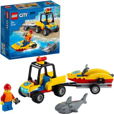 LEGO City Beach Rescue ATV - Set di Giocattoli LEGO City Beach Rescue ATV - Set di Giocattoli